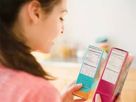 Diabetes Food Label Reading