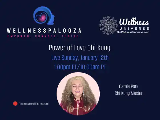 Wellnesspalooza 2025 Power of Love Chi Kung kasama si Carole Park