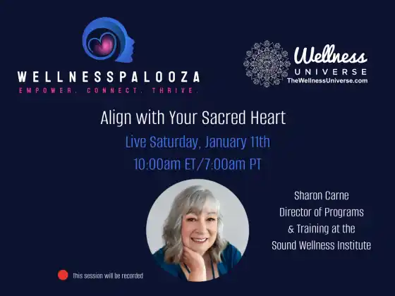 Wellnesspalooza 2025 Alignez-vous avec votre cœur sacré avec Sharon Carne