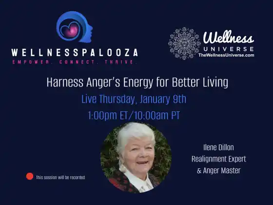 Wellnesspalooza 2025 Ilene Dillon과 함께 더 나은 삶을 위한 분노의 에너지 활용